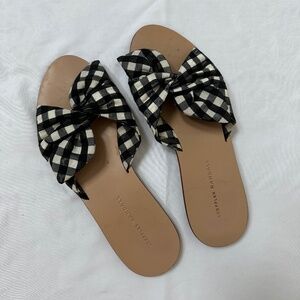 Loeffler Randall Buffalo Check “Phoebe” Sandals